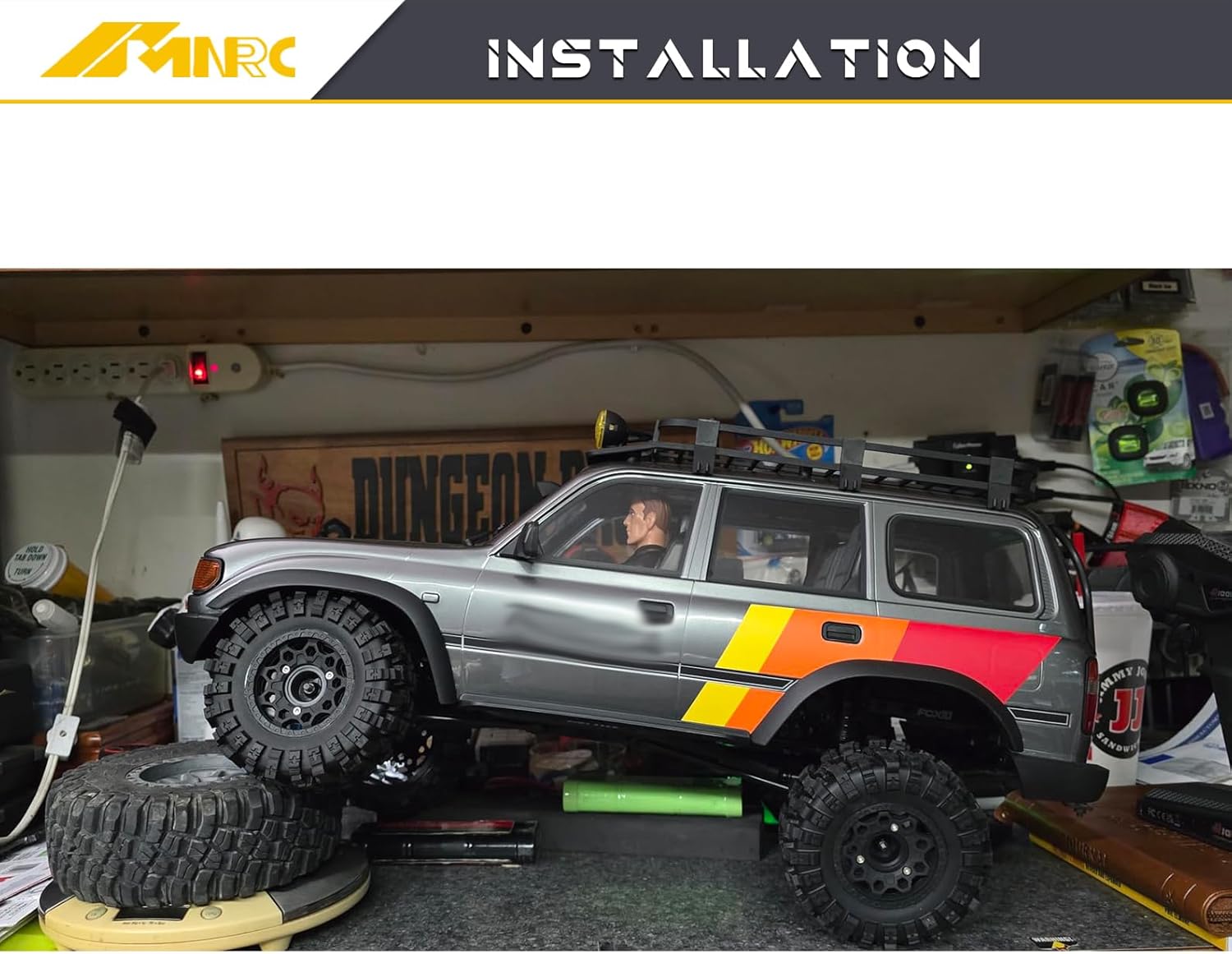 Plastic RC Short Course Truck Wheels and Rubber Tires & 12MM 14MM 17MM Hex Kit for 1/10 Arrma Senton Slash 4×4 2WD for Axial Losi Series Upgrade Part Green