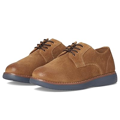Johnston & Murphy Kids Upton Plain Toe (Little Kid/Big Kid) Boys Shoes Snuff Oiled Suede