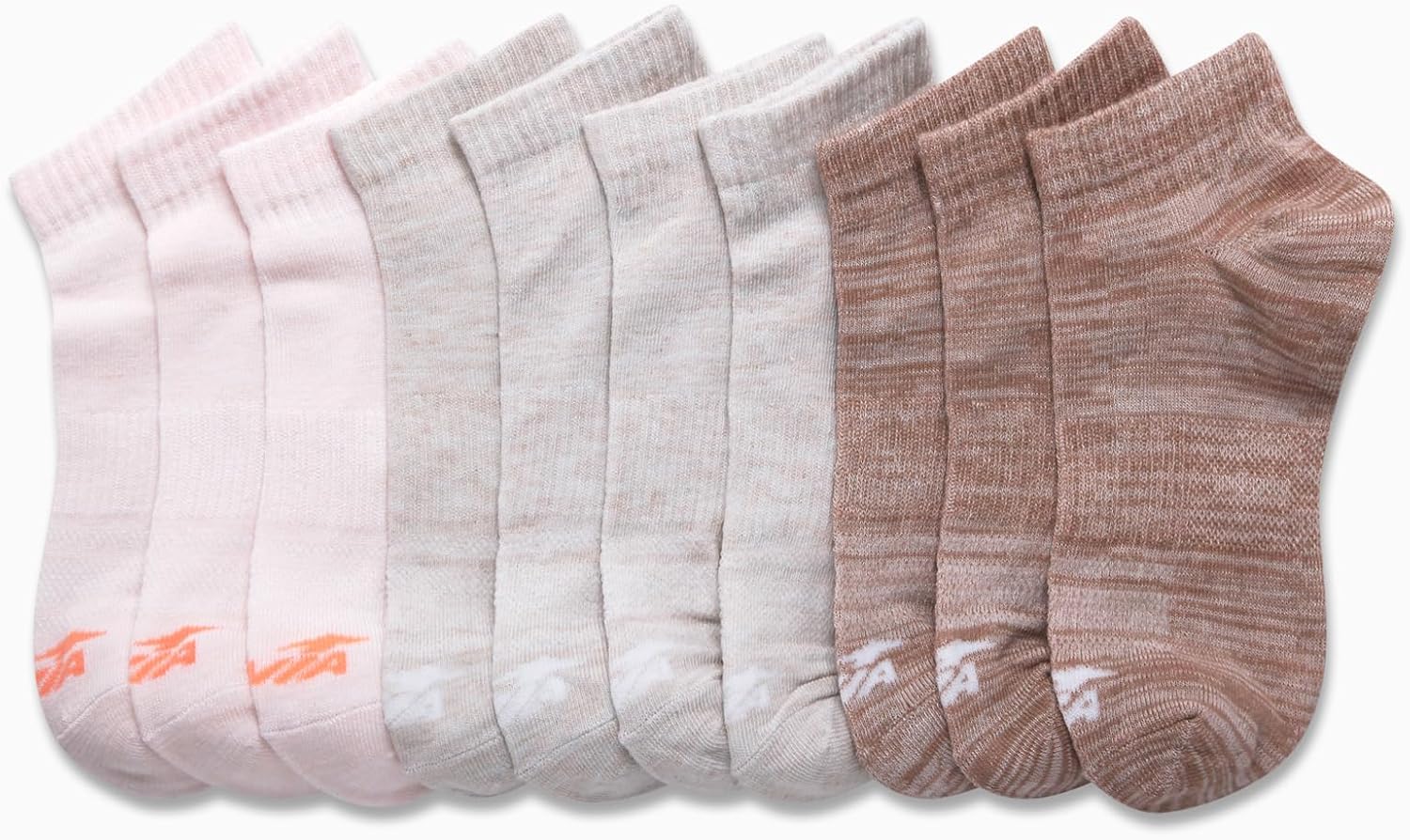 Avia Womens Quarter Socks - 10/14 Pack Soft Cushioned Moisture Wicking Quarter Cut Athletic Ankle Socks for Women (4-9) - Image 2