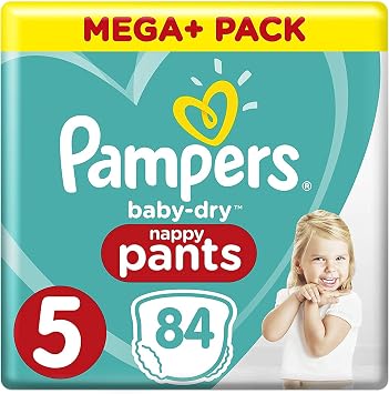 Pampers Baby-Dry Pants - Size 511-18 kg, Pack of 84