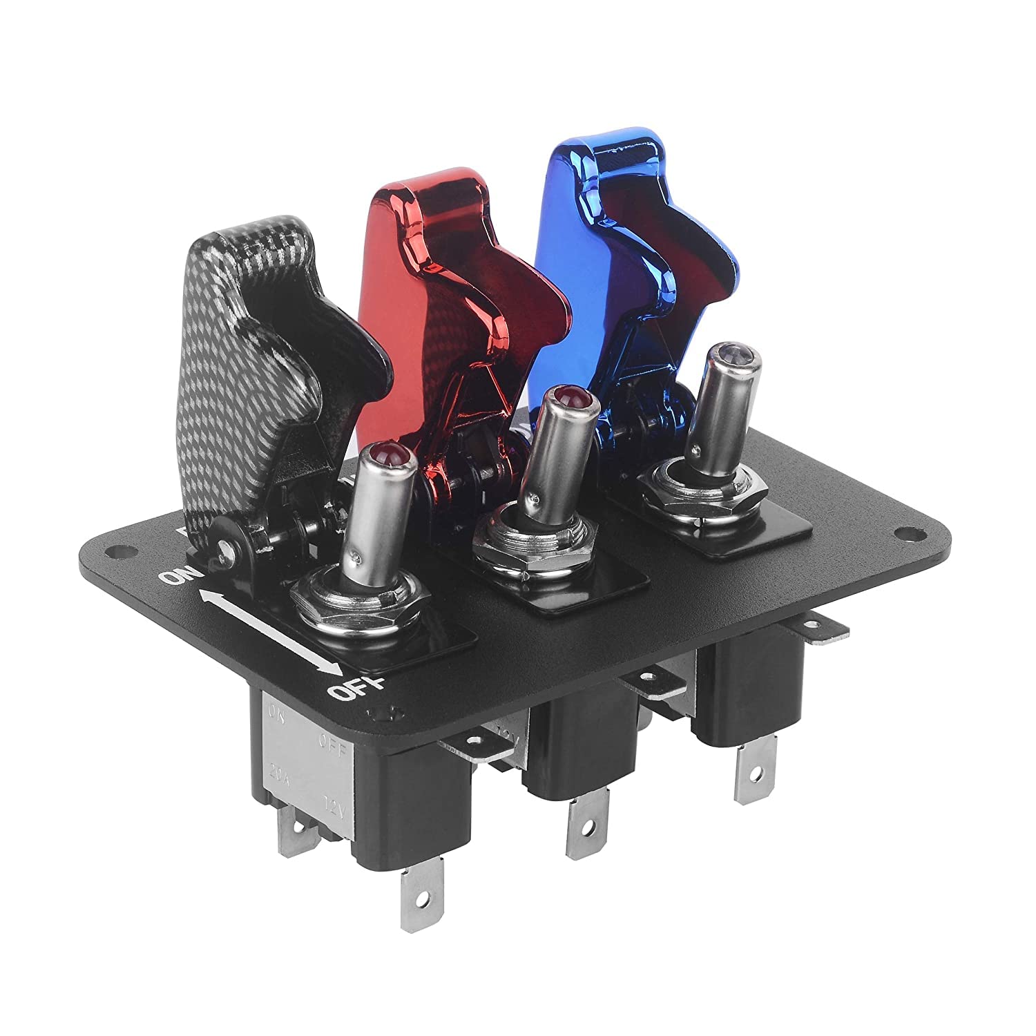 DC12V 1A EIN/AUS DIY Paste Schalter Power Switch Kein Bohrkn