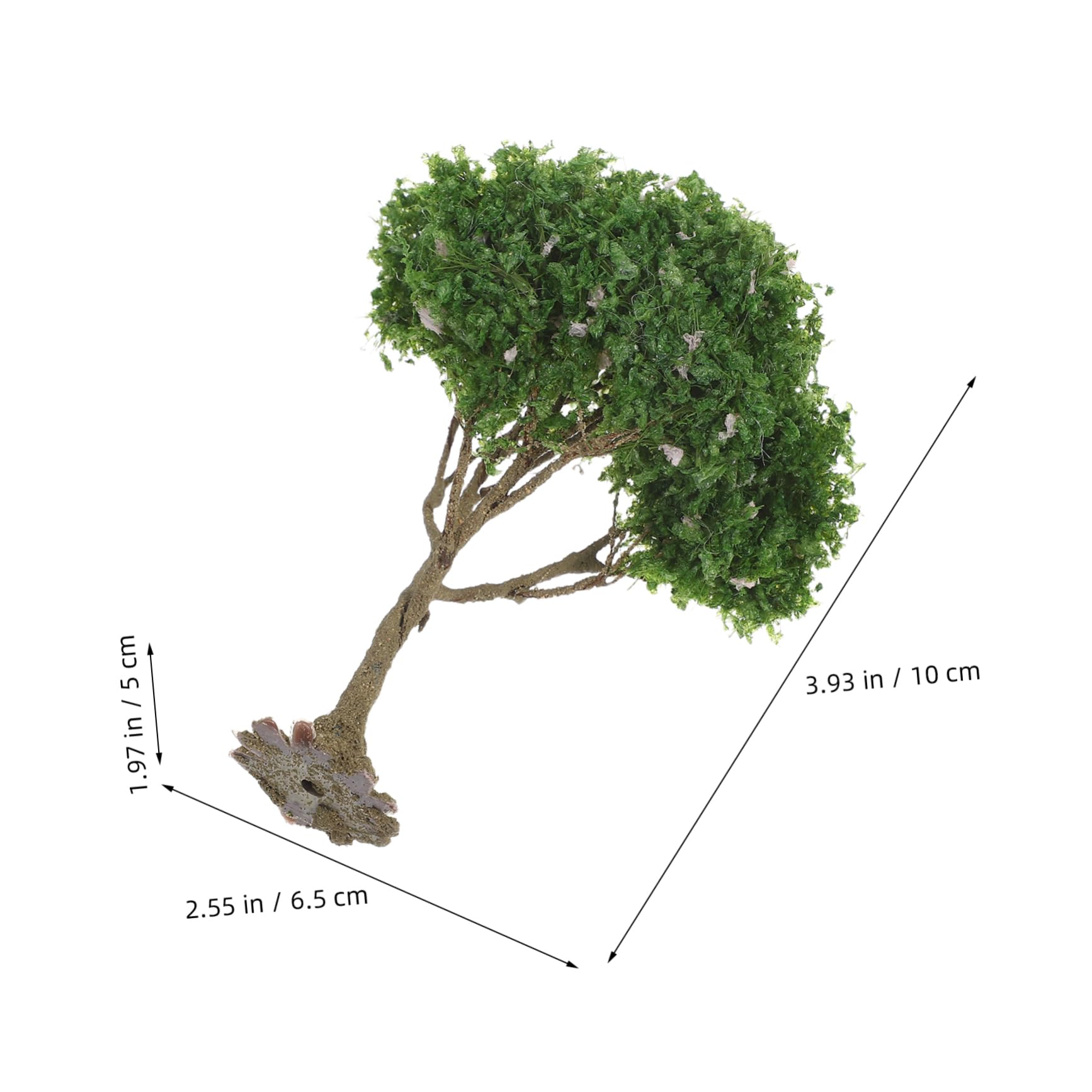 UPKOCH Miniature Trees Model Figurine for Crafts Landscape Trees Simulation Model of Sand Table Railroad Landscape Supplies