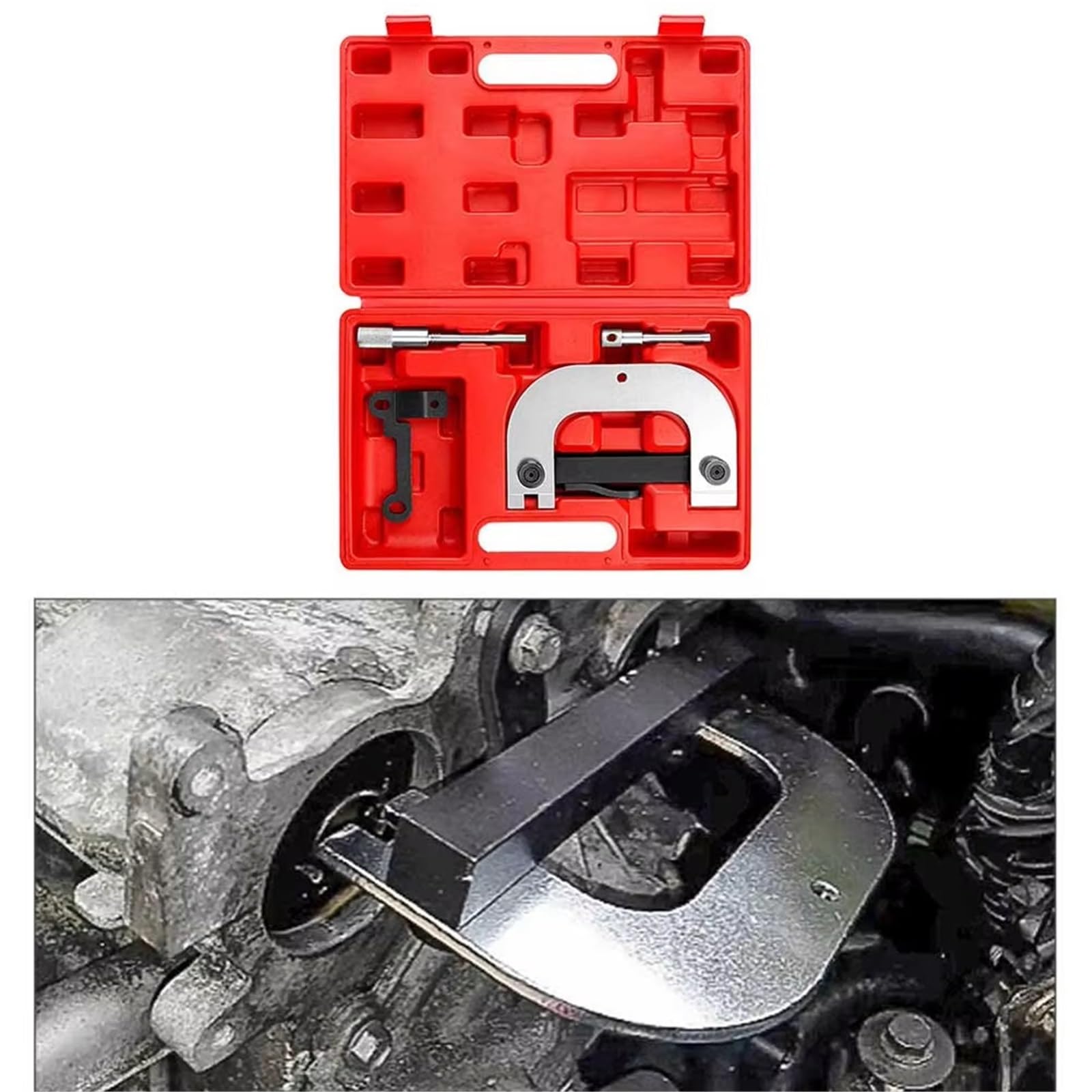 Kit Calado Distribucion Kit De Herramientas De Ajuste Del Árbol De Levas De Sincronización Del Motor Compatible Con 1.4 1.6 16V 1.8 2.0 K4J K4M F4P F4R