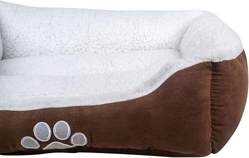 Miniatura 8 de Long Rich Rectangle Bolster Pet Bed Dog Bed Medium Size