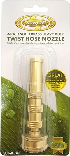 Miniatura 2 de Sun Joe SJI-4BHN - Boquilla de manguera giratoria resistente de latón macizo, 4 pulgadas