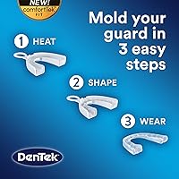 Vista 6 de DenTek Protector dental de ajuste profesional, protector bucal para rechinar dientes por la noche, 1 unidad