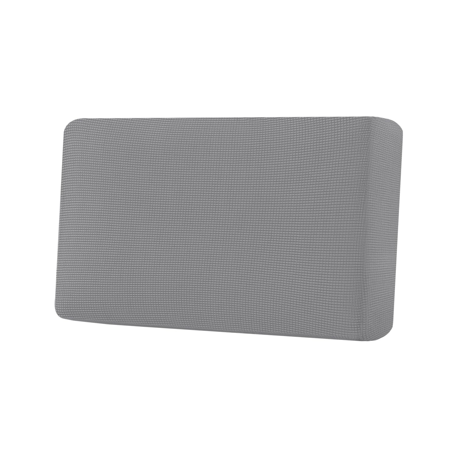 H.VERSAILTEX Super Stretch Individual Seat Cushion Covers Sofa Covers Couch Cushion Covers Slipcover Sets Thick Jacquard Textured Twill Fabric (1 Piece Loveseat Cushion Cover, Dove)