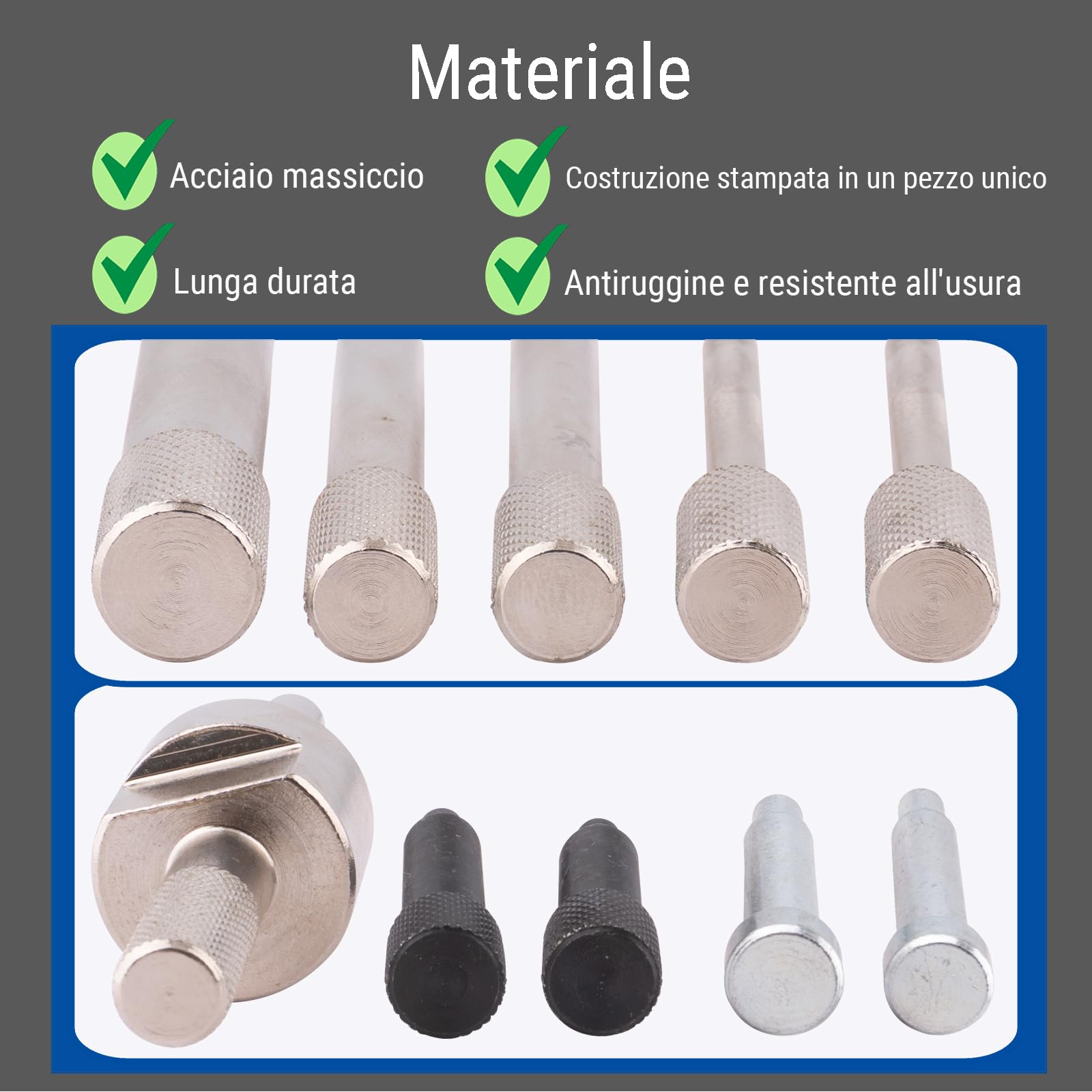 Utensile di fasatura Motore Compatibile con Peugeot(1.6-2.3L) | 10PCS Kit perni di allineamento Albero a camme Compatibile con Peugeot/Citroën 1.6/1.8/2.0/2.3L 16V