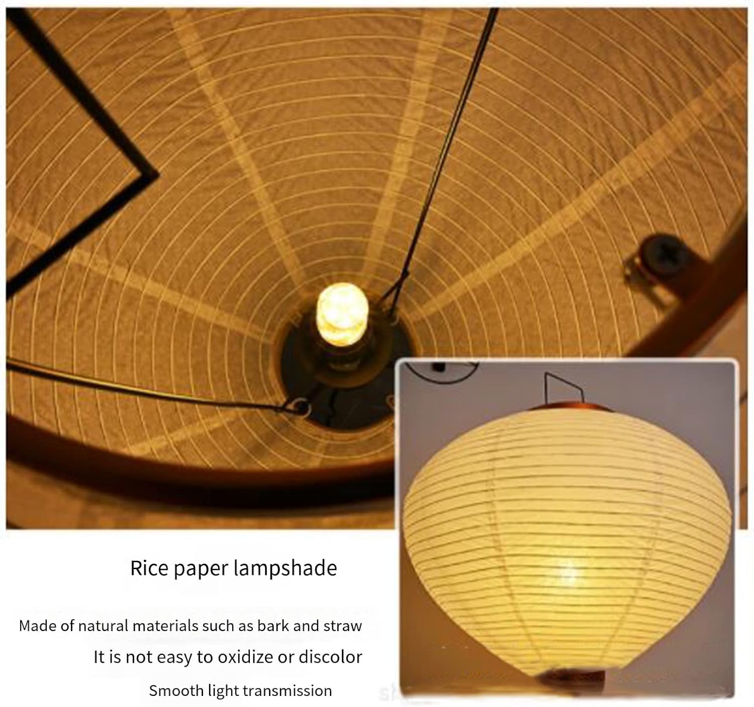 Lanterne japonaise en papier washi - Musubi