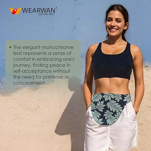 Miniatura 2 de Cinturón de ostomía  Protección contra fugas y olores  Fundas para bolsa de ostomía abdominal para hombres y mujeres  Deportes y vida diaria  Talla
