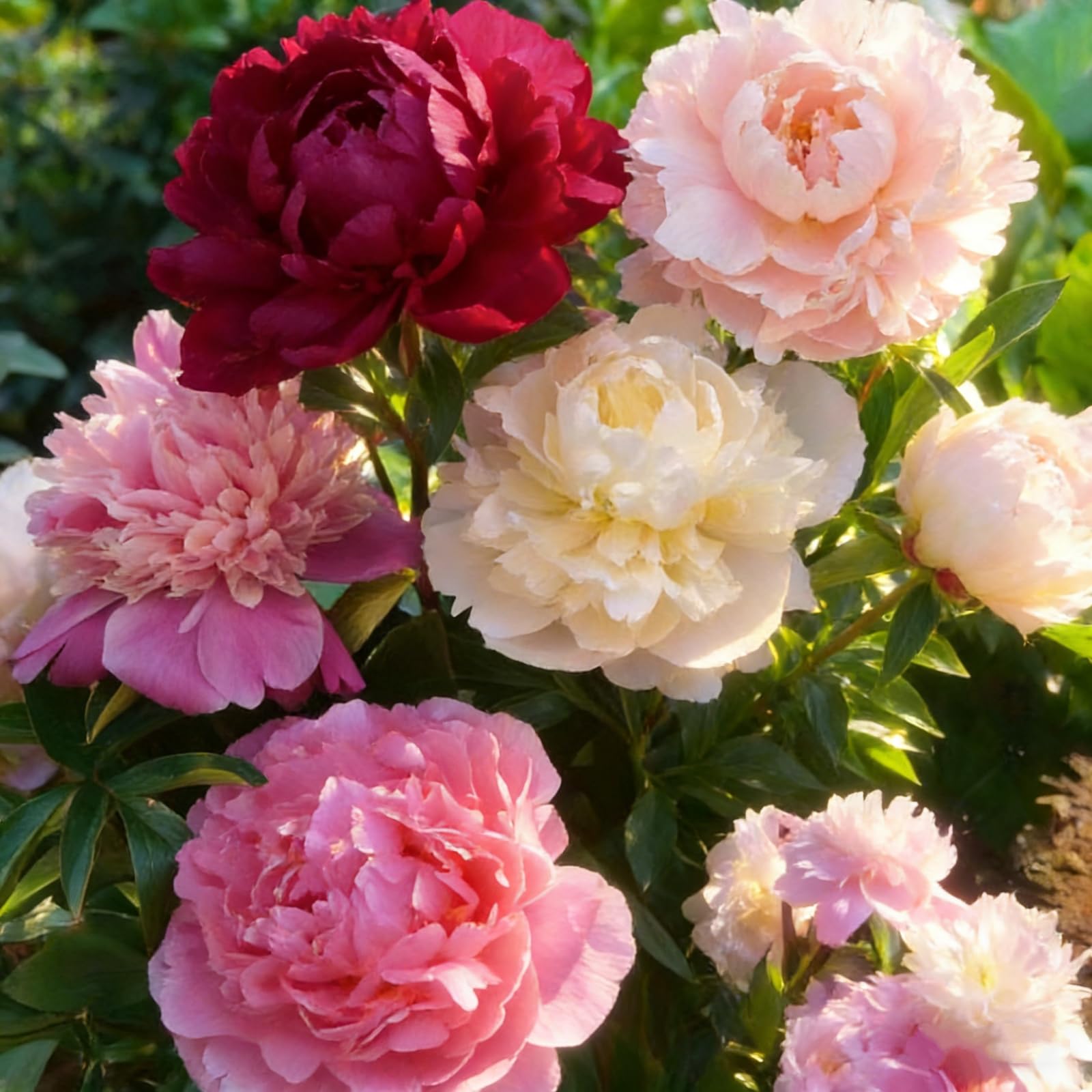 Perennial Peony Bulb, Brilliant Peony Rhizome, Shade-Tolerant ＆ Low-Maintenance, Ideal Garden Excellent Display-1 Bulb-H