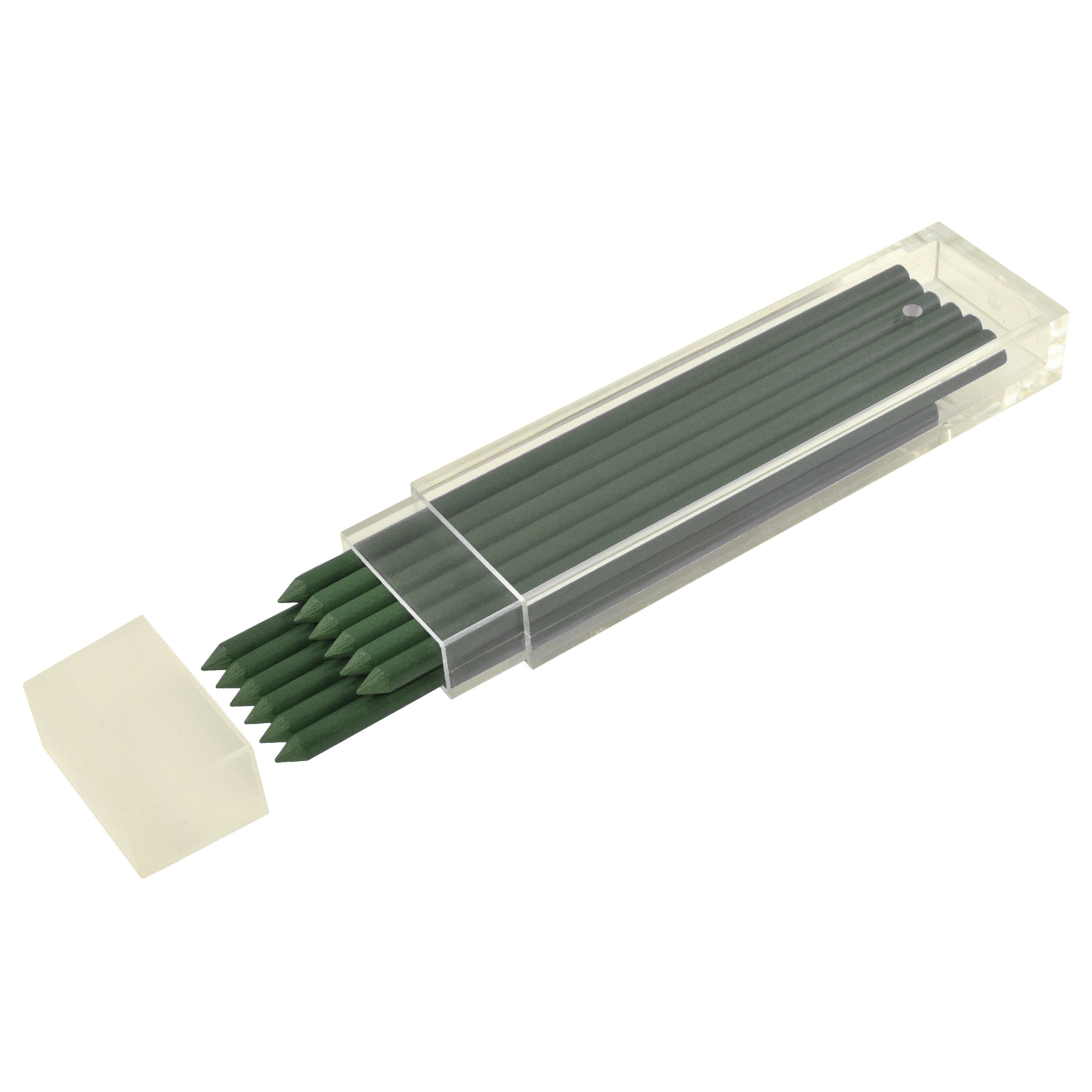 Koh-i-noor Dark Green Refill Leads for 3.2 mm Pencils. 4040/5