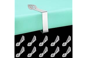 Table Cloth Holder Clips 10 Pack | Leaf Shape Picnic Tablecloth Clip Outdoor