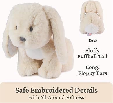 GUND Baby Clover Bunny Plush, Bunny Stuffed Animal for Babies and Toddlers, Cream, 10