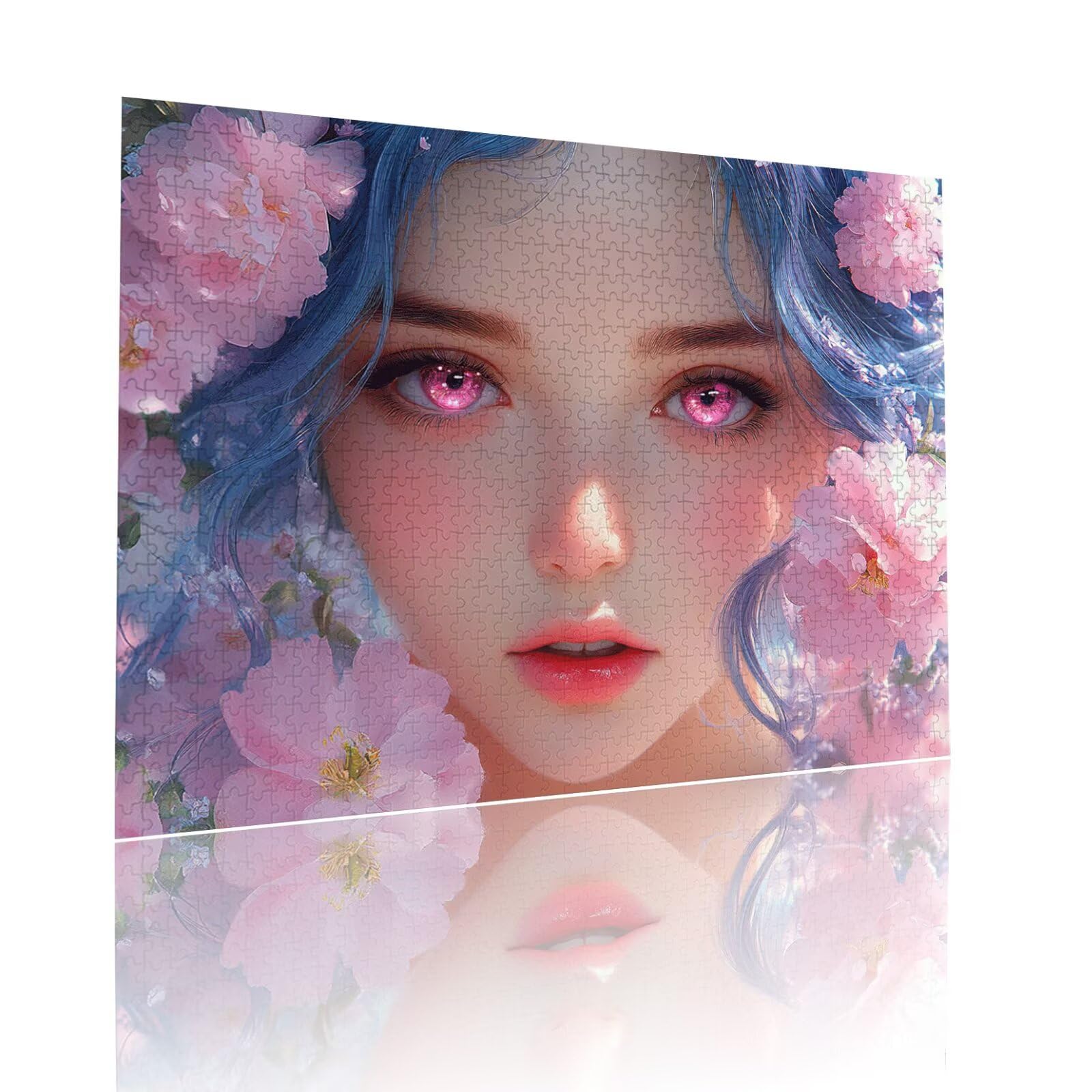 Puzzle Erwachsene 2000 Teile Frau Blume Educa Jigsaw für Kinder ab 8 Jahren Mädchen Jungen, Erwachsene Impossible Klassische Puzzles Schwer, Anspruchsvoll Spielspaß, Als Familienspiel 70x99cm t-800