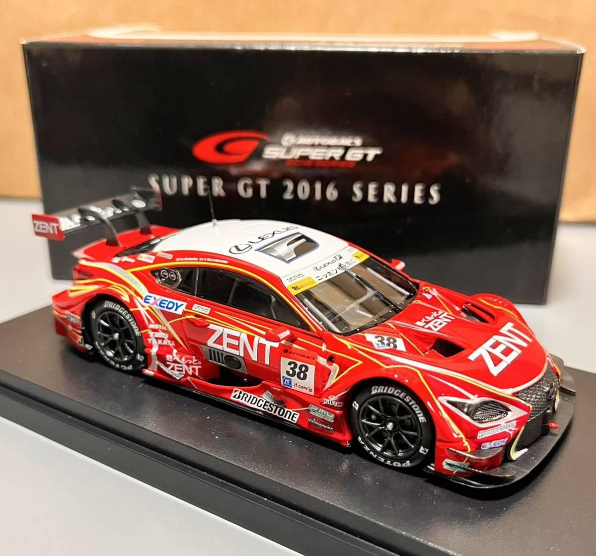 Amazon.co.jp: エブロ 1/43 スーパーGT 2016 ZENT CERUMO RC F SUPER