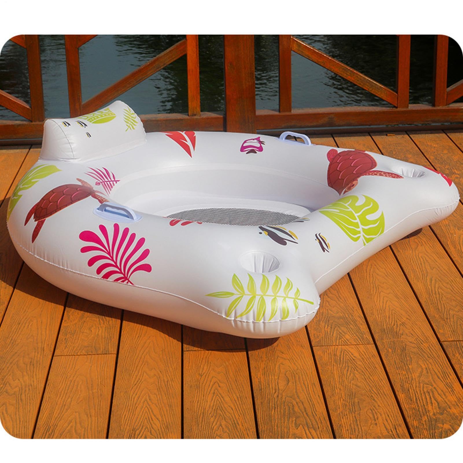 Sillones Flotantes de la Piscina para Adultos Tumbona flotante con luces