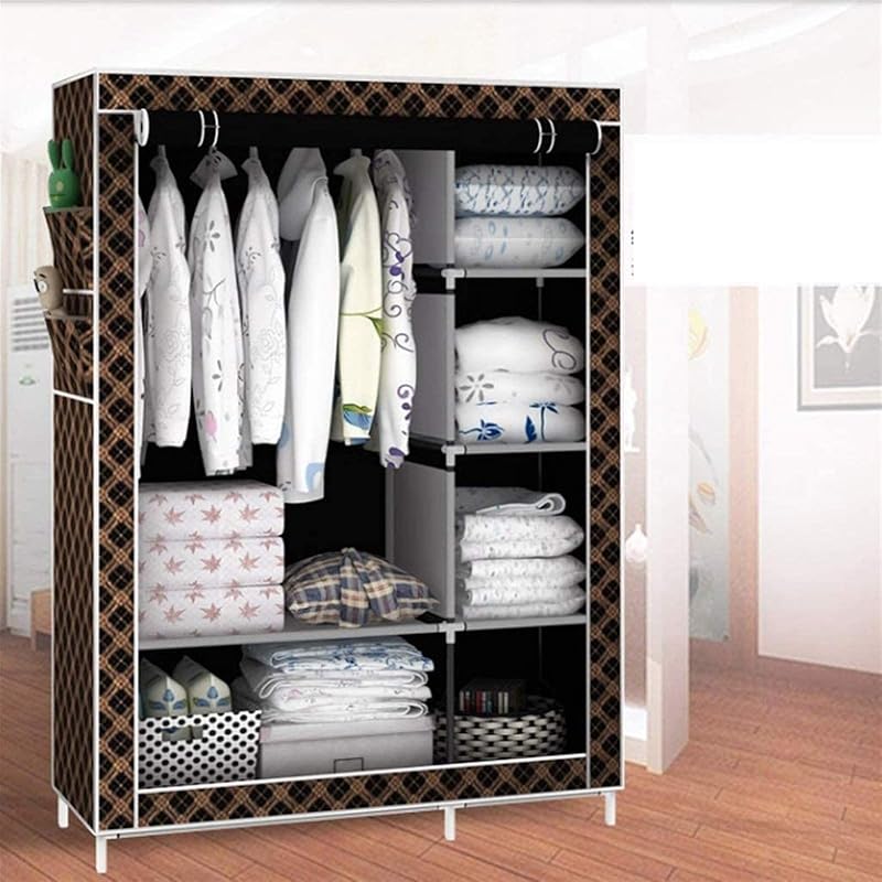 シンプルなファッションワードローブの非編まれていない折りたたみの携帯用収納キャビネット多機能防塵防湿クローゼット Xuan Worth Having Jhriym3nt6 Franciscape Com