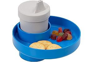 No More Food Mess & Spills - Round Travel My Round Tray...
