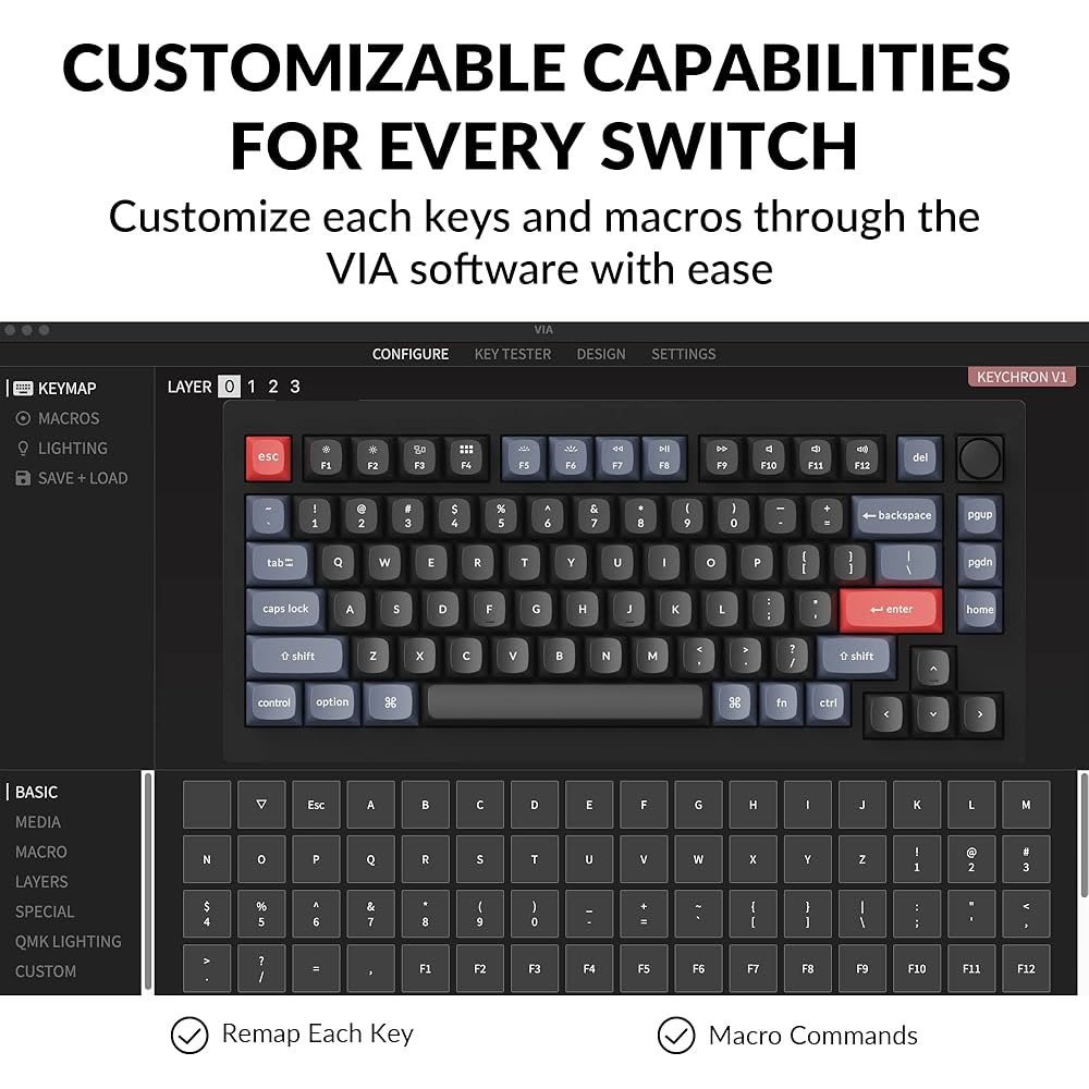 (ゴン)keychron キーボード Keychron K1 SE Wireless Mechanical Keyboard (Version 5)
