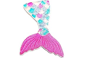 Rareeasy Mermaid Tail Iron-On Patches: Express Your Enchanting Side