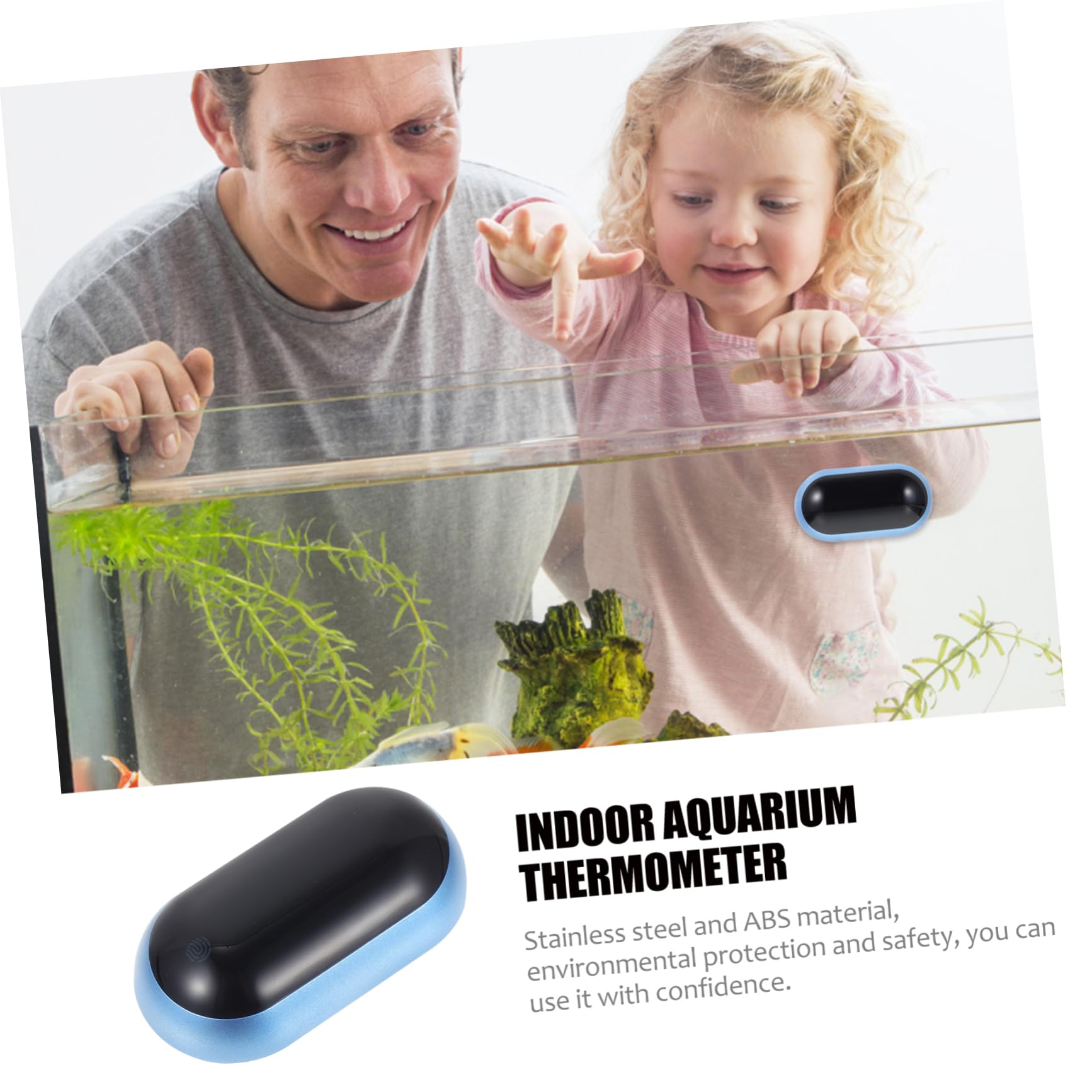 Kisangel 3stücke Aquarium Thermometer Mit Hochpräzisem Sensor Und -display Für Aquarien Und Terrarien Installieren Langlebig Und Kompakt Zur Genauen Temperaturmessung Von Wasser
