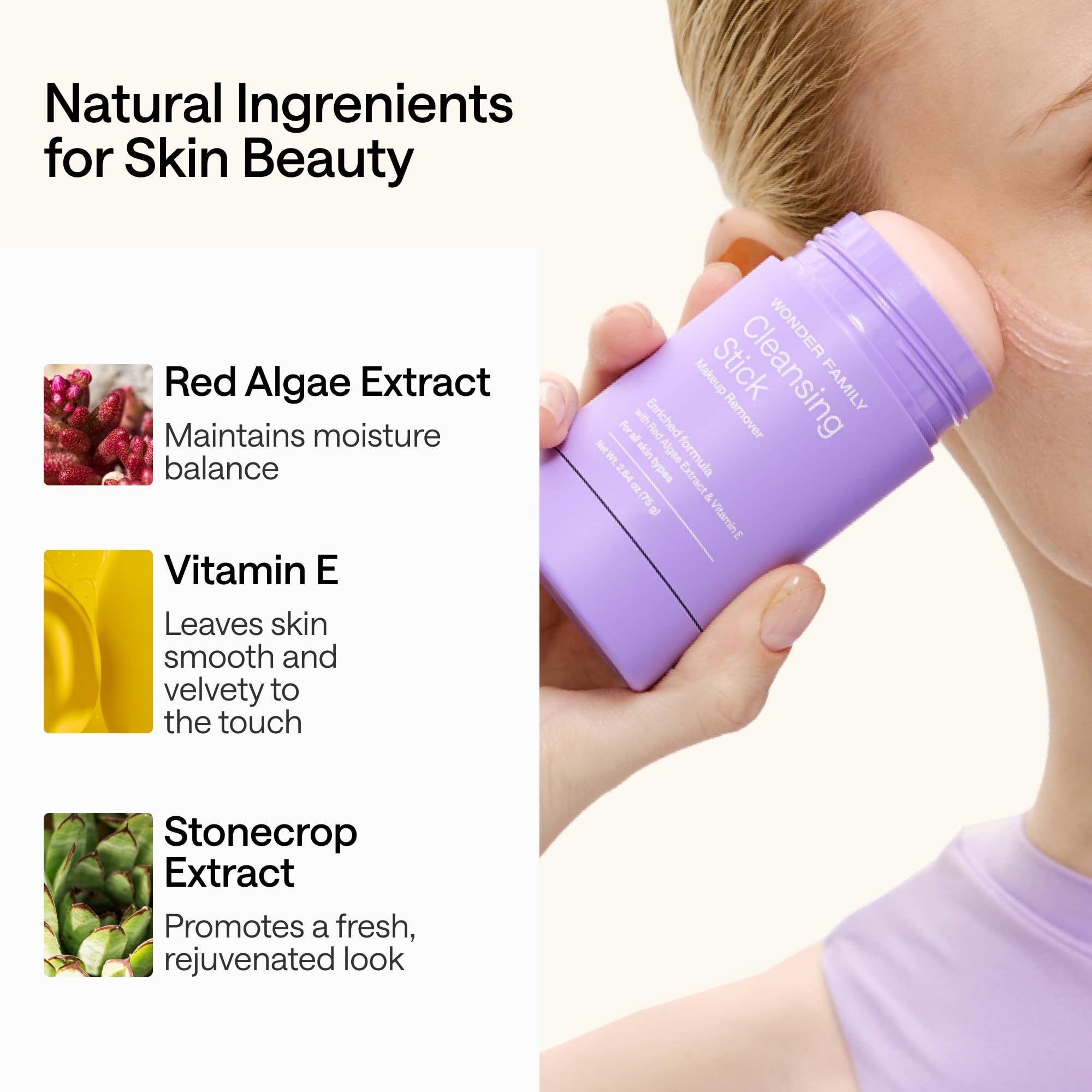 Gel limpiador removedor de maquillaje en barra – Derretir cosméticos con limpiador facial de tamaño de viaje para pieles sensibles – Bálsamo limpiador facial de viaje – Bálsamo limpiador 4
