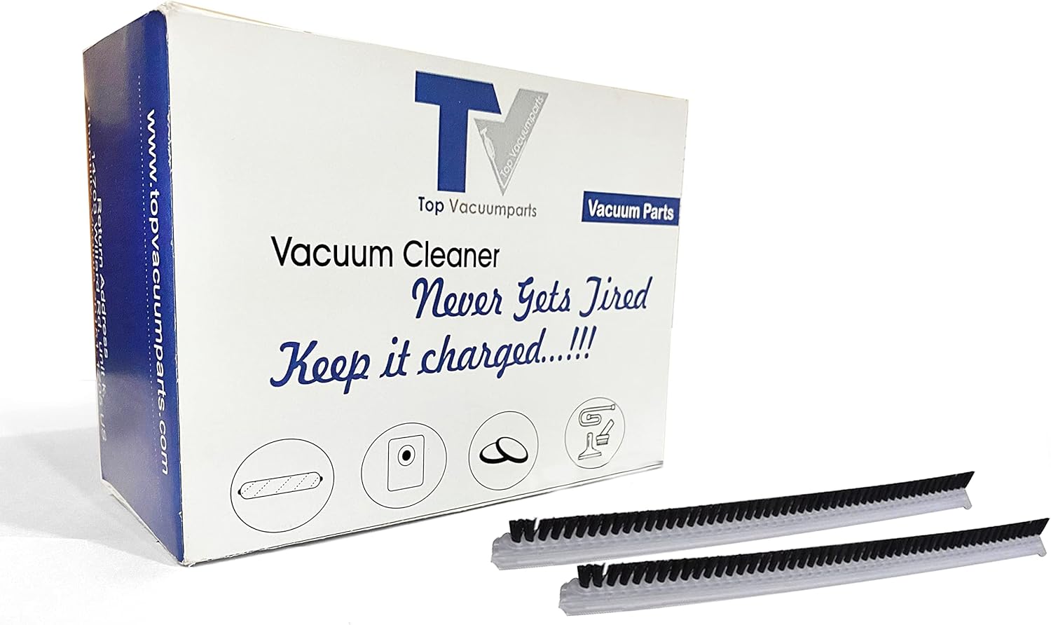 Replacement Part For Windsor Vacuum Versamatic Brush Strip 14 inch (2PK) # compare to part 52-3601-04