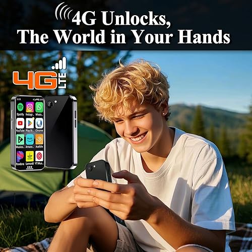 Miniatura 3 de Reproductor MP4 de 256 GB con Bluetooth y WiFi 4G LTE, reproductor de MP3 Android con Spotify YouTube y Tienda Music, reproductor MP3 MP4 portátil