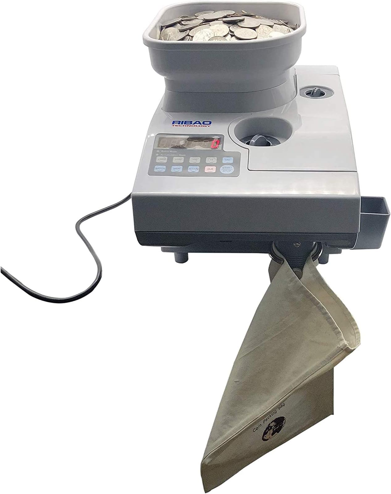 Coin-Mate CS-2000 Heavy Duty Coin Counter and Sorter with Large Hopper Capacity