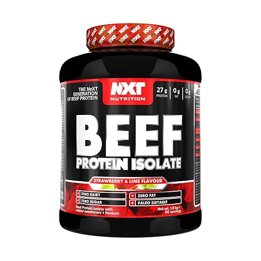BEEF PROTEIN ISOLATE 1,8 kg (Strawberry & Lime)