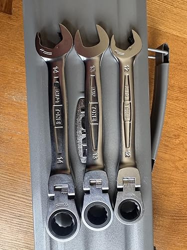 Amazon | トネ(TONE) 首振クイックラチェットめがねレンチセット Amazon | トネ(TONE) 首振クイックラチェットめがねレンチセット