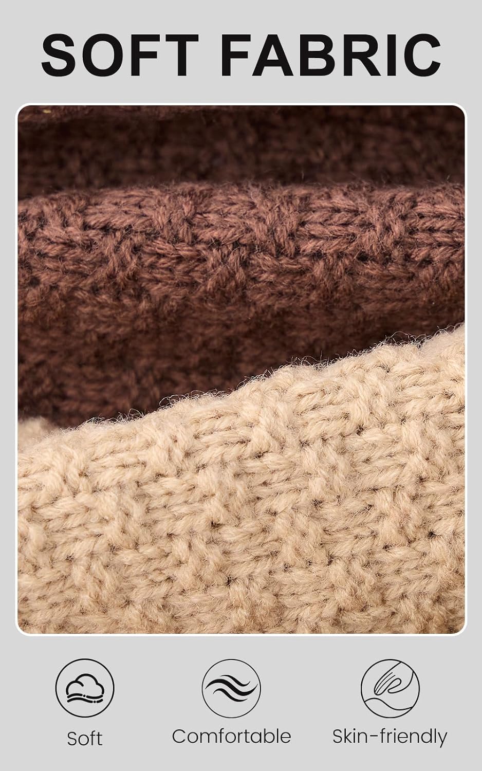 PRETTYGARDEN Women's Cable Knit Open Front Fall Sweater Lantern Long Sleeve Chunky Cardigan Sweaters Trendy Outerwear Coats