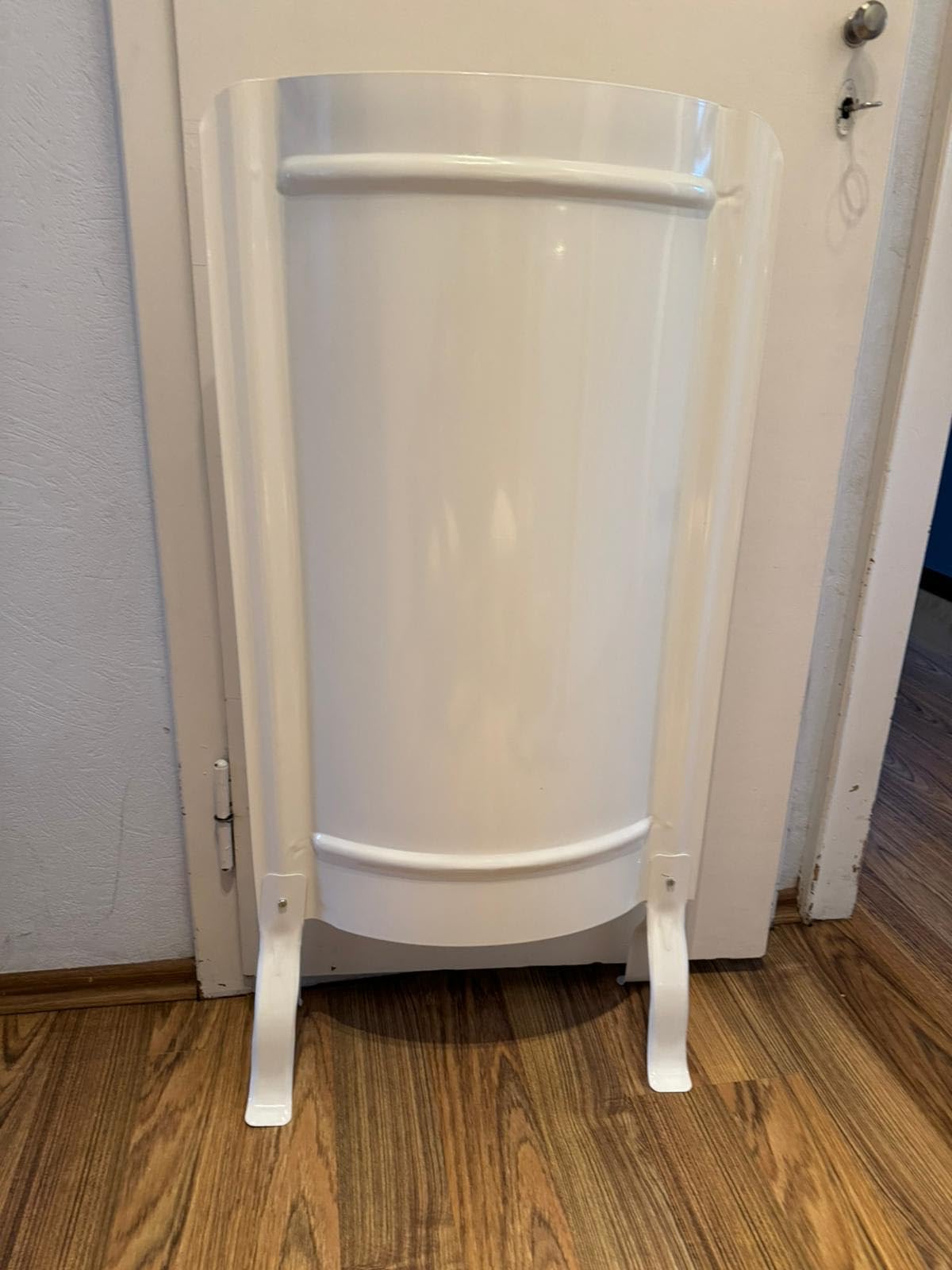 Ofenschirm mit Füßen weiß Hitzeschild 91 x 46 cm modern glatt NEU neues Model AdoroSol Vertriebs GmbH Weiss