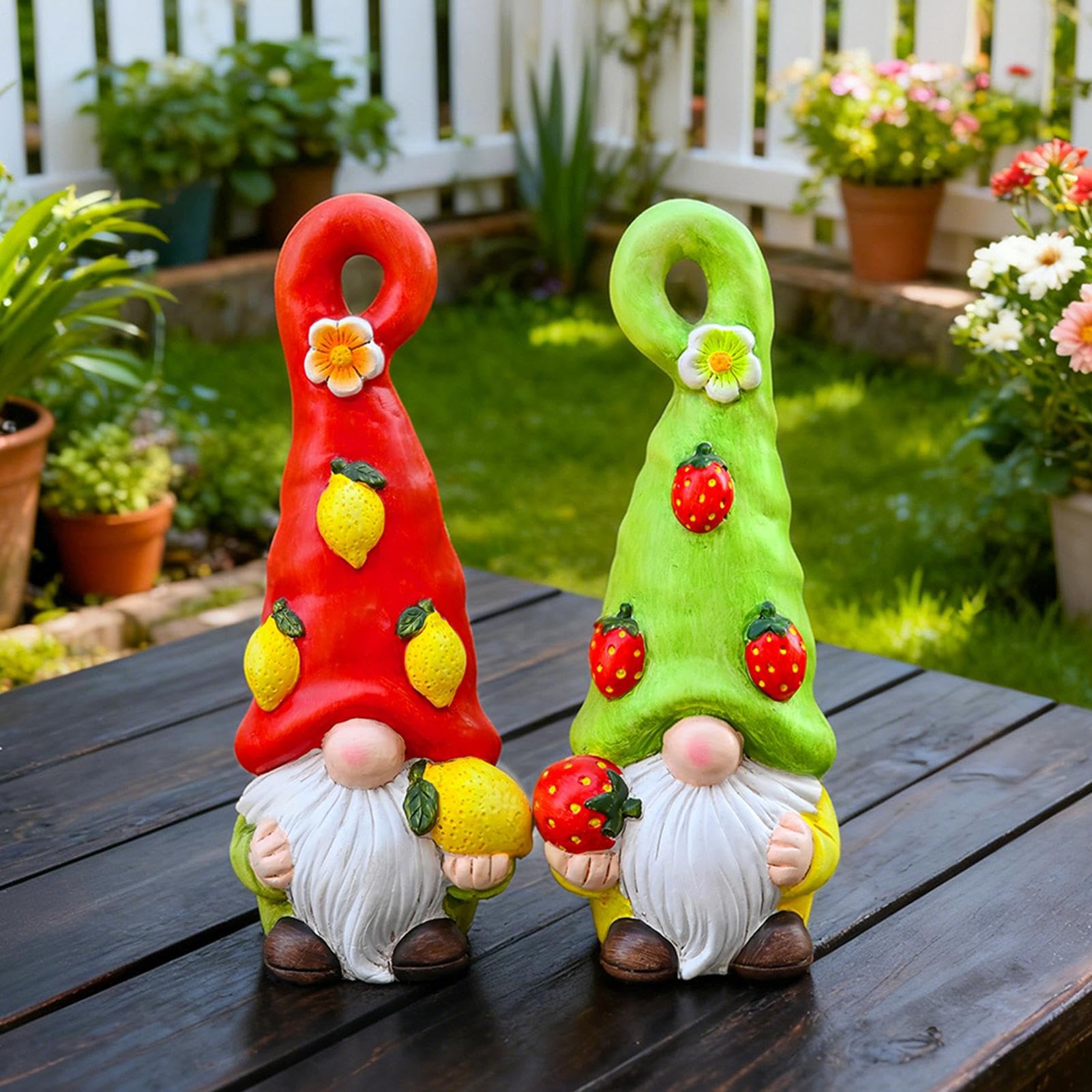 Statuette de gnome Nain de Jardin Décoratif en Céramique