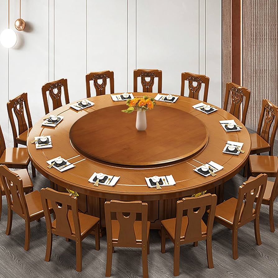 Amazon｜回転テーブル ターンテーブル ダイニングテーブル用 木製 回転