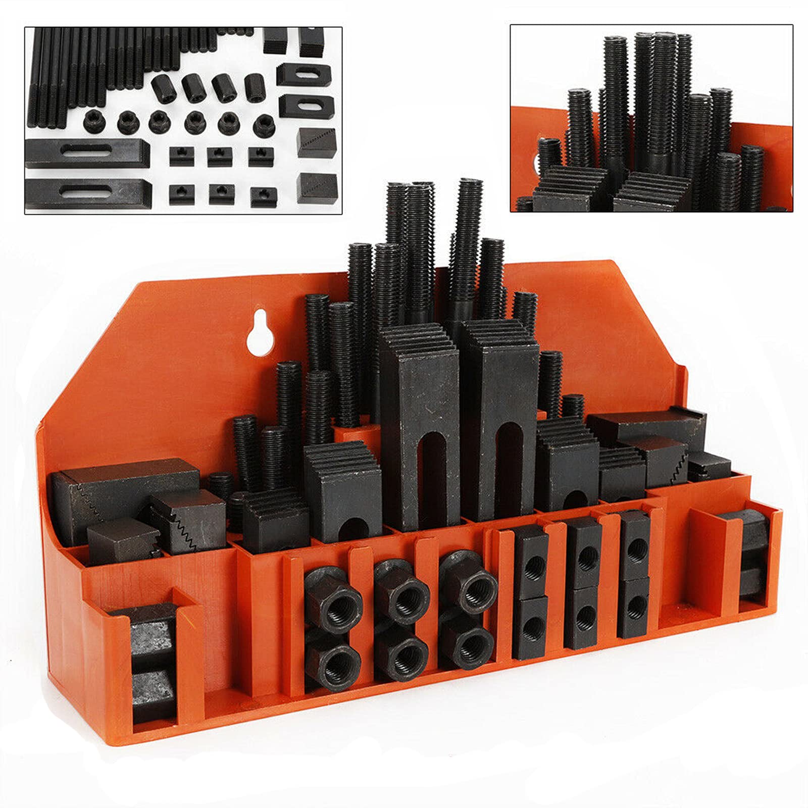 Buy CNCEST 58pc Tslot Clamping Kit Mill Machinist Set Table Slots 1/2 Tslot Step Hold Down