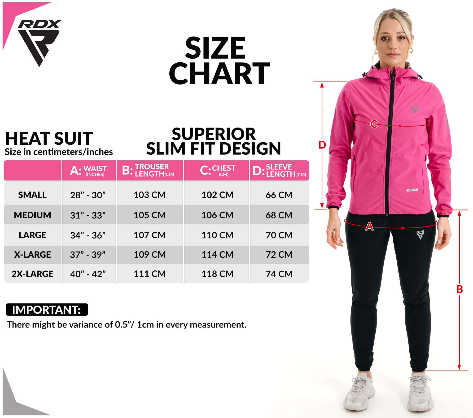 RDX Traje Sauna Mujer Adelgazante, Cumple con Reach Oeko Tex 100 Certificado Sudor Chándal con Capucha, Trajes Sudoración Deportiva Fitness Boxeo Yoga Running Gimnasio, Conjunto de Pantalón Superior