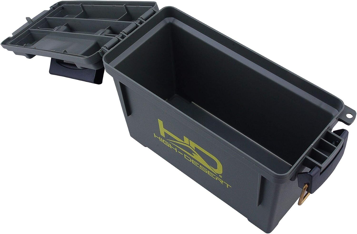 High Desert Plastic Ammo Boxes (6 Pack), Large 11-1/2" x 5-1/8" x 7"