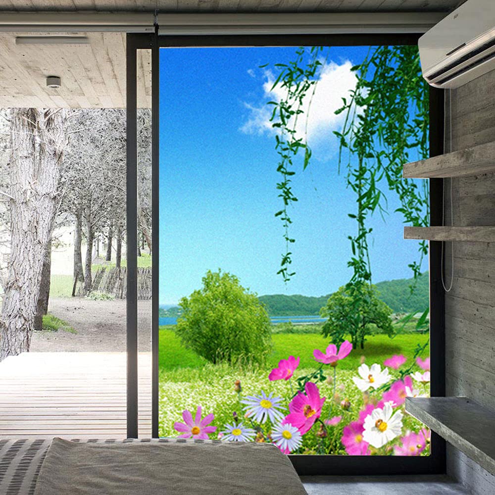 Film Autocollant Statique Pour Fenêtre - Sans Colle - Bloque Les UV Et La Chaleur - Pour La Maison Ou Le Bureau - 45 X 75 Cm