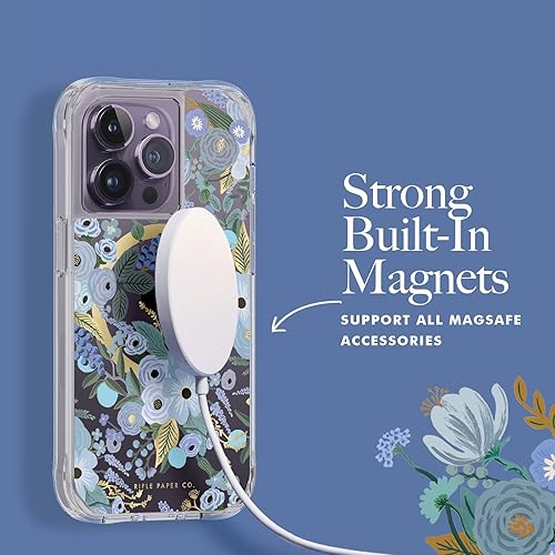 Miniatura 6 de Rifle Paper Co. - Funda para iPhone 14 Pro compatible con MagSafe protección contra caídas de 10 pies Bonita funda para iPhone de 6.1 pulgadas con