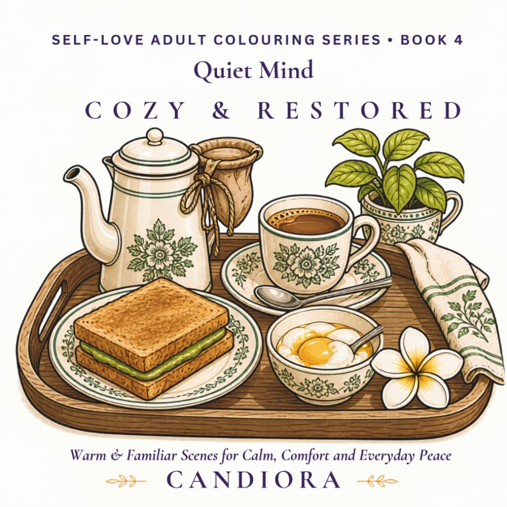Quiet Mind: Cozy & Restored: Hygge-Inspired Scenes for Anxiety Relief, Comfort and Slow Living (Self-Love Adult Colouring Series)