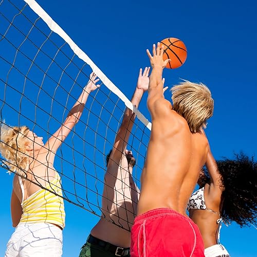 Miniatura 4 de Gejoy Juego de 3 mini pelotas de baloncesto de 7 pulgadas con agujas inflables, pelotas de baloncesto para adultos, deportes en interiores y