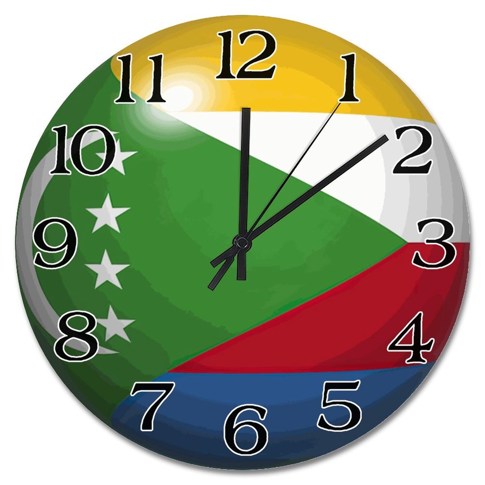 Horloge murale Comores 38 cm pour salon rustique chic