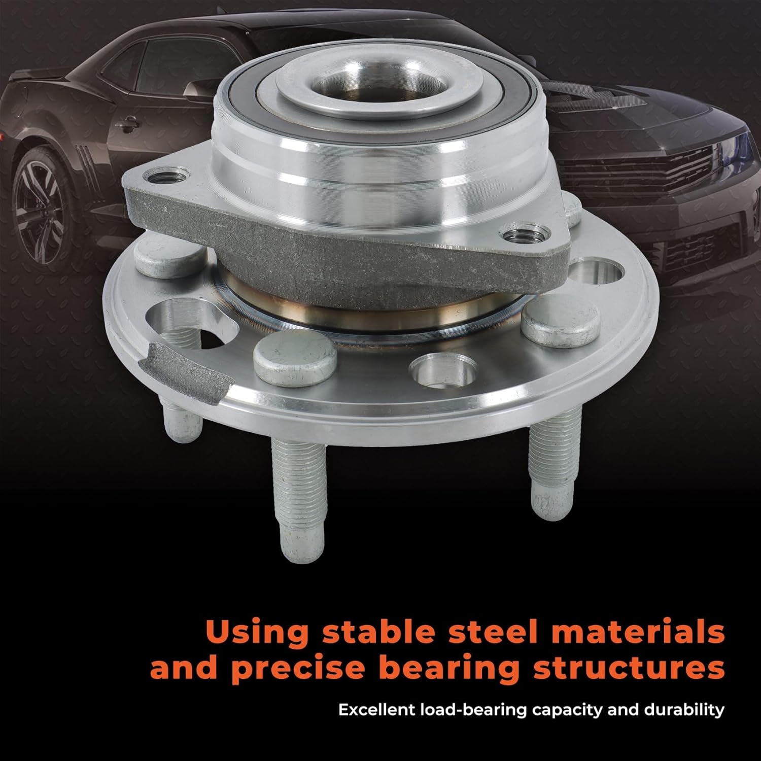 labwork 2Pcs Front Wheel Hub Bearings Replacement for Chevy Equinox Malibu Replacement for GMC Terrain 2010-2017 513288