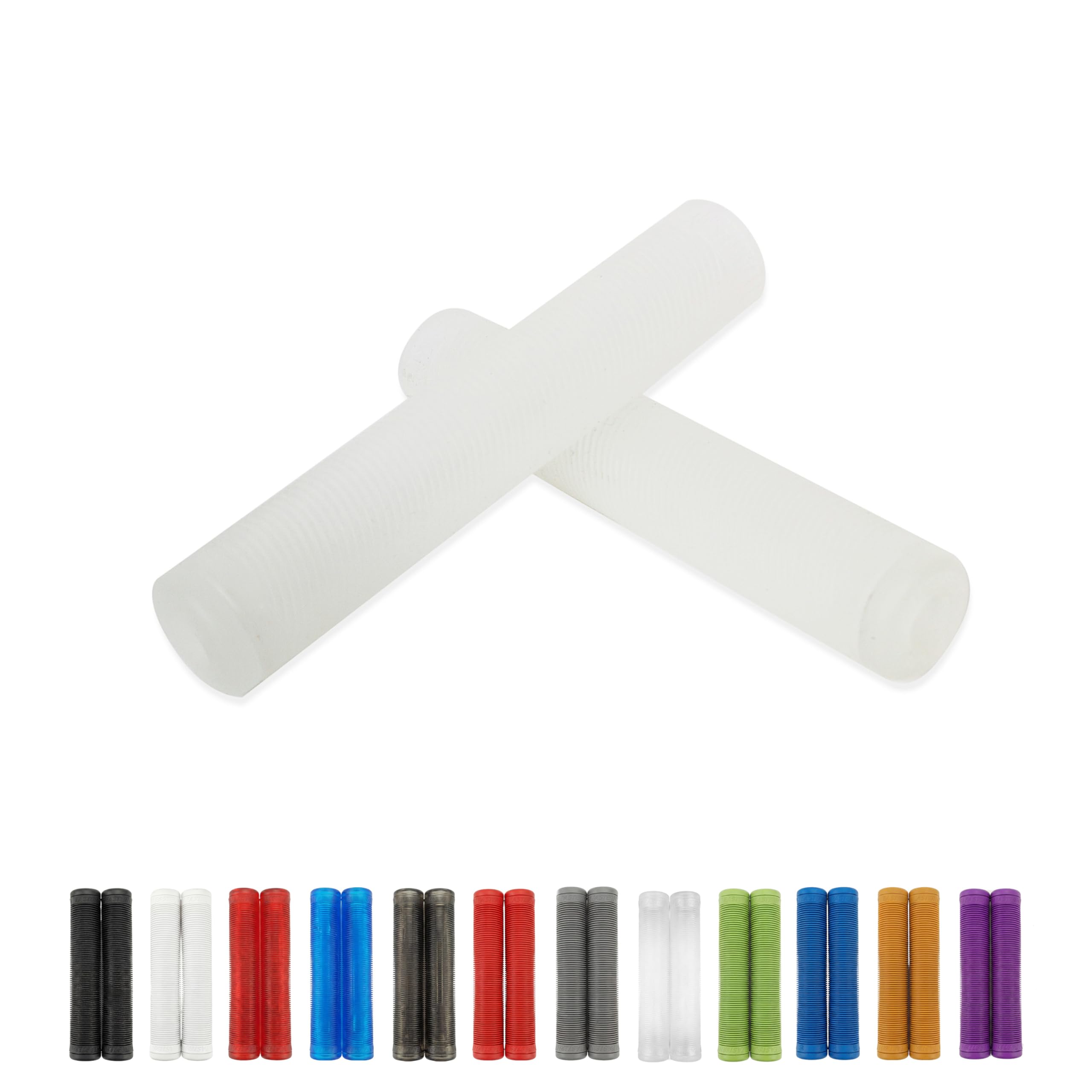 Eastern Bikes Bicycle Riblet Grip, Clear — image 1