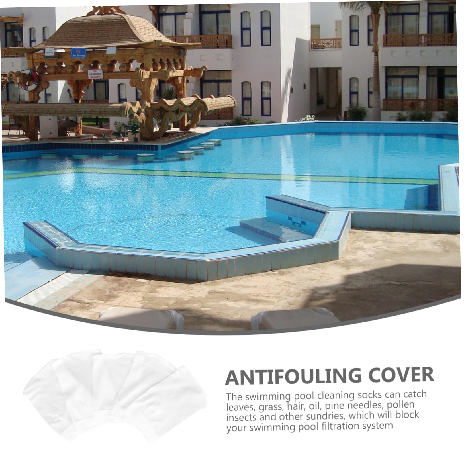 TOYANDONA 2 Juegos Filtro de Cesta filtrar Calcetines de Cesta de Filtro de Piscina colador Bolsa de Cesta para Skimmer Filtro elástico Accesorios de Limpieza de Piscinas paño Azul