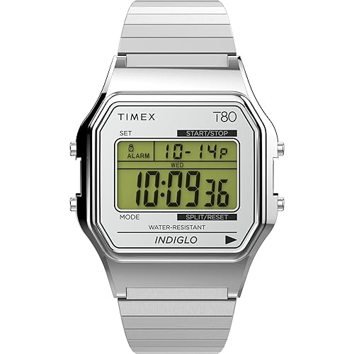 T80 34mm Watch with Stainless Steel Bracelet