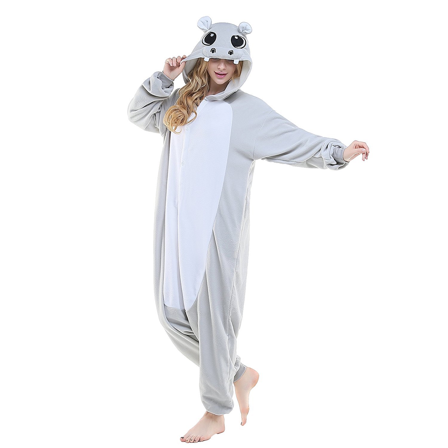 Pigiama Adulto Cosplay Animale Pyjamas Carnevale Onesies Pigiama Siamesi Abbigliamento Pagliaccetto Natale Tutina Unisex Gioco di Ruolo Monopezzi