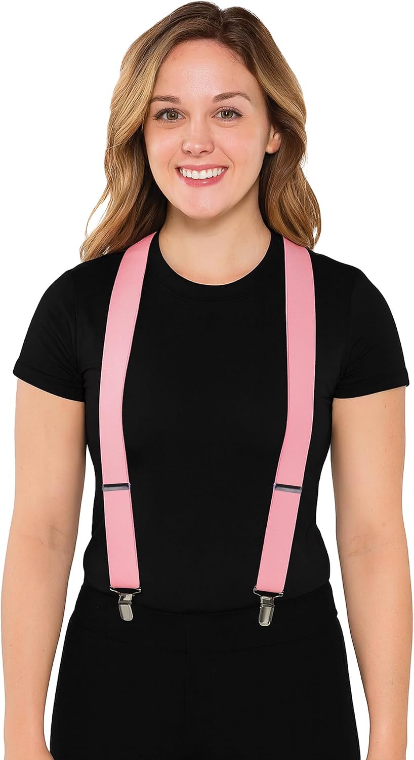 Beistle White Suspenders